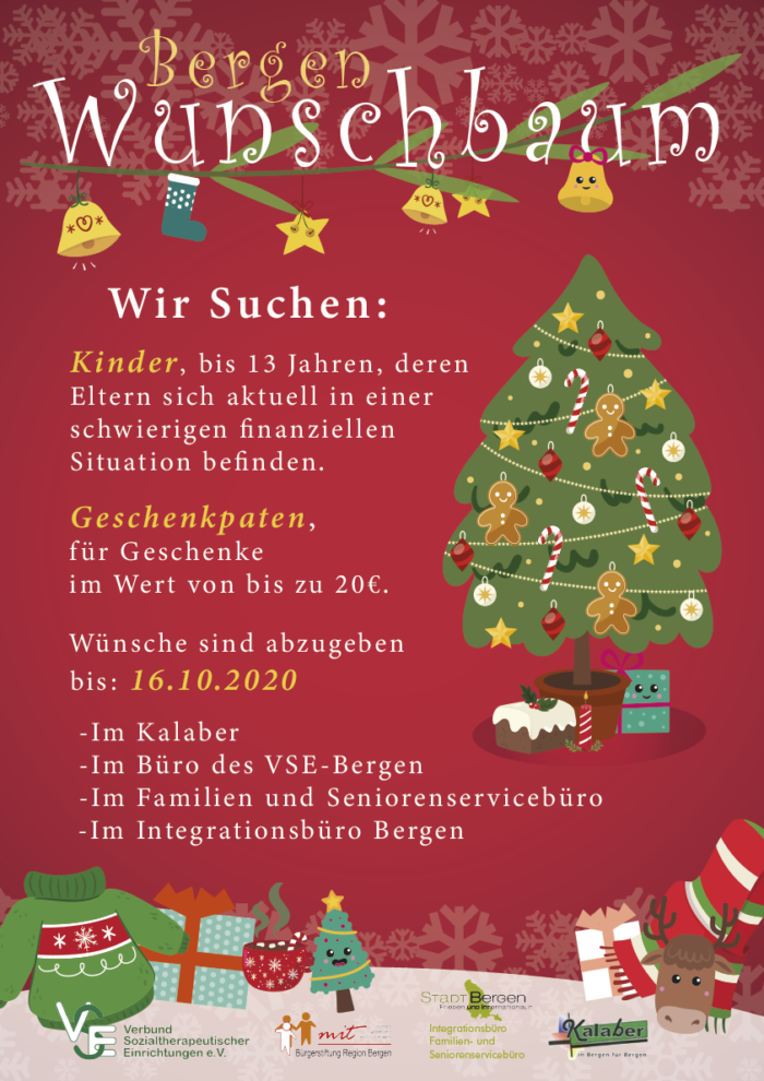 Plakat – Wunschbaum Bergen